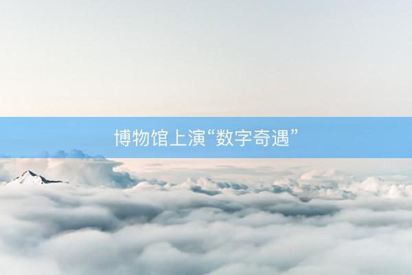 博物馆上演“数字奇遇”