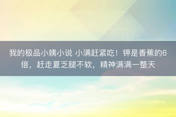 我的极品小姨小说 小满赶紧吃！钾是香蕉的6倍，赶走夏乏腿不软，精神满满一整天