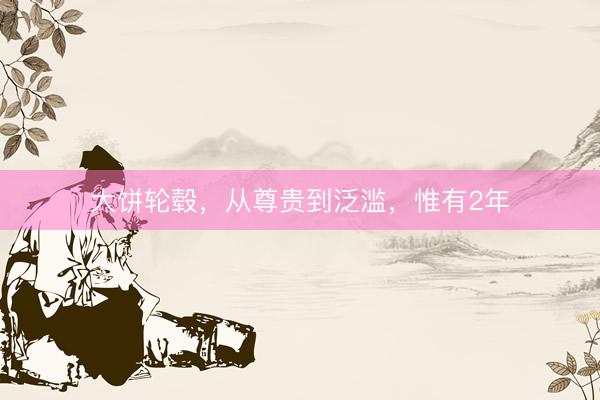 大饼轮毂,从尊贵到泛滥,惟有2年
